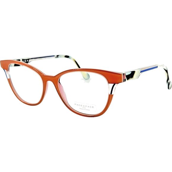 Face A Face Daria 3 Womens Eyeglass Frame 1624 Camel Transparent - Picture 1 of 6